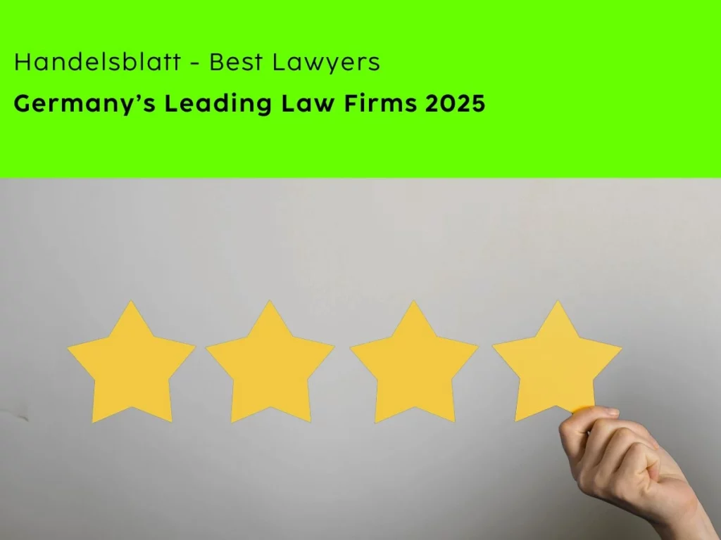 2SPL unter den besten Kanzleien Deutschlands im Handelsblatt